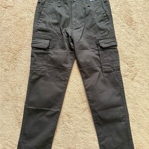 Hollister Black Cargo Pants W26 L30 NWT